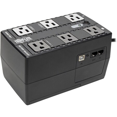 Tripp Lite UPS System, 350VA, Standby, Out: 110/115/120V In: 120V AC TRPECO350UPS